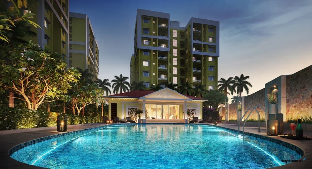 Dion River Front photo 3 - 2, 3 BHK Apartment in Trisulia, Cuttack