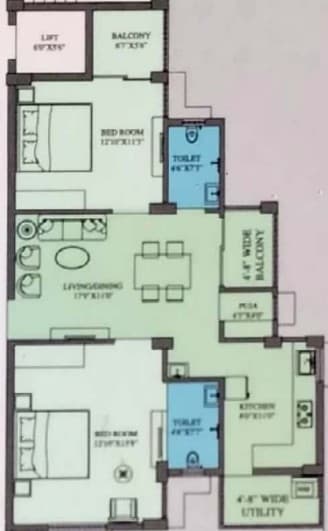 Engineering Arride Palace photo 2 - 2, 3 BHK Apartment in Bhagawanpur, Bhubaneswar