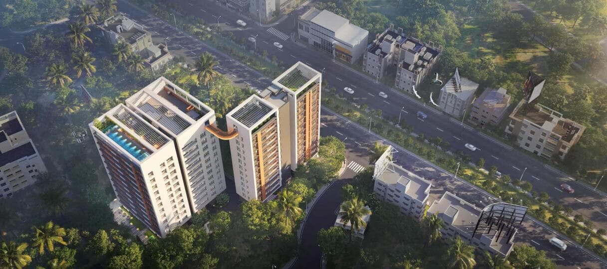 Khushi Vega - 3 BHK Apartment in Jharapada, Bhubaneswar