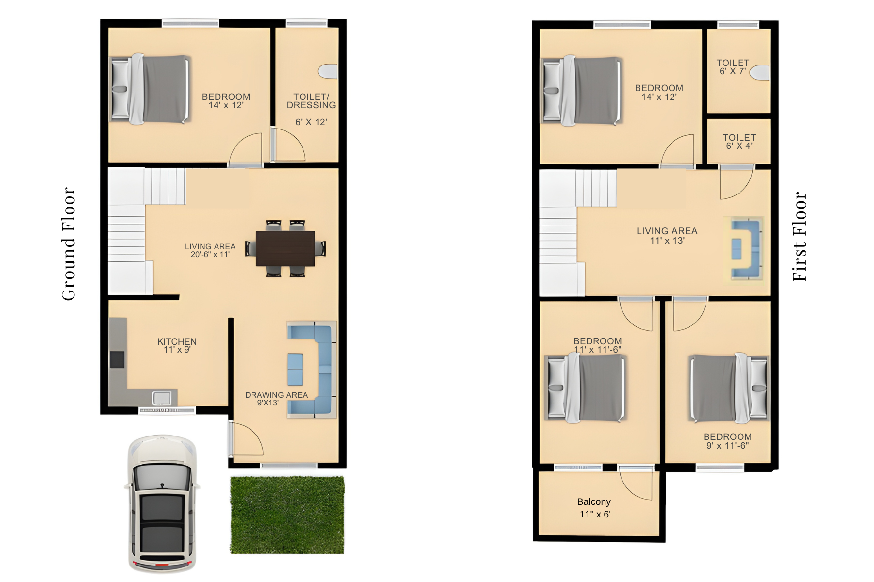 4 BHK Duplex Villa